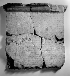 Letter from the Proconsul of Achaea, Quintus Fabius Maximus to the Council of Dyme in Achaea